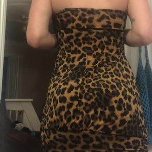 Cheetah print dress